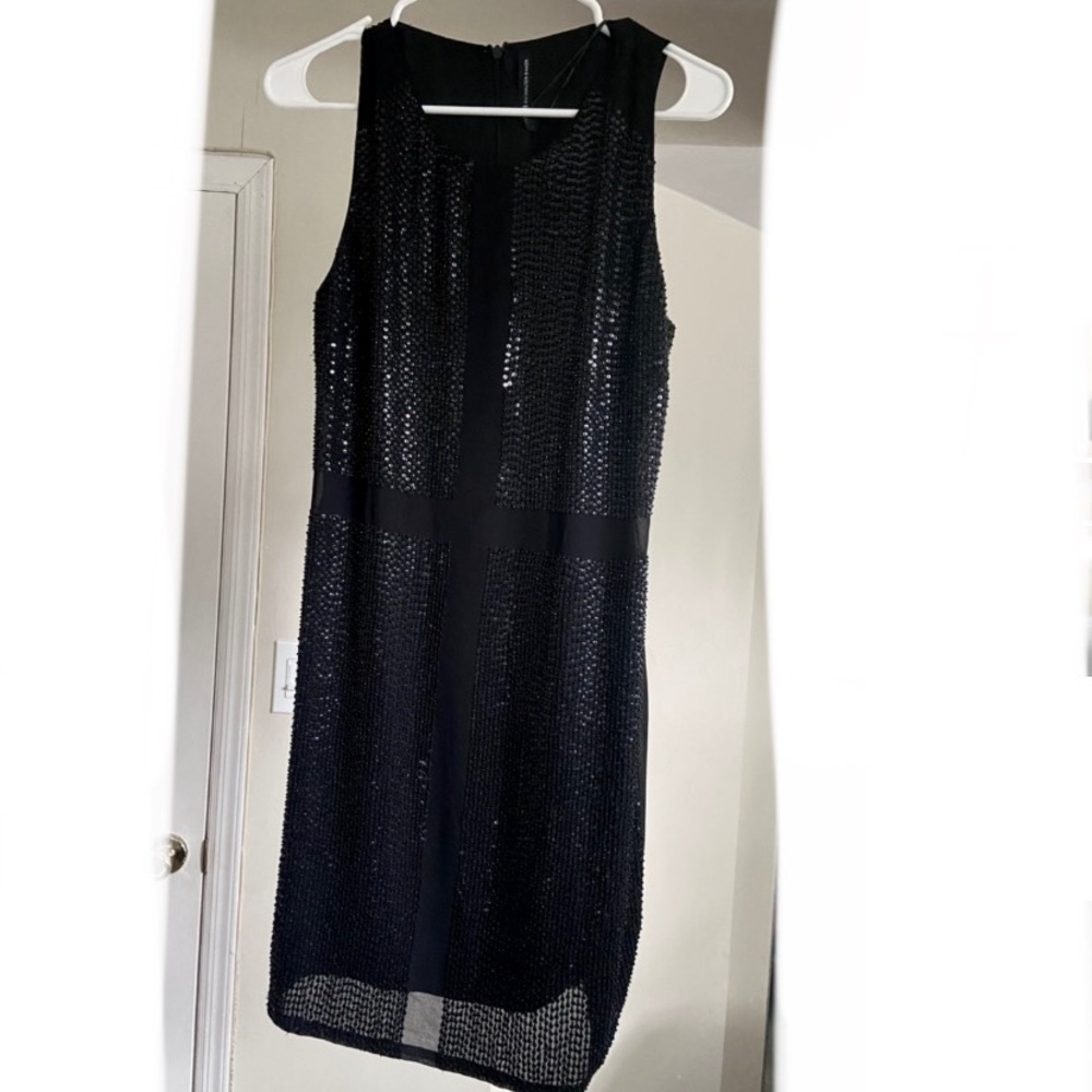 *NEW* W118 by Walter Baker Black Sequins Dress with Cross